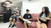 Bet between best friends results in the best sex of my life and cum on my rich tits.