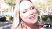 DFXTRA - Freshly Dumped Blonde Takes Stranger’s Massive Cock