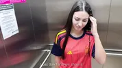 I Won't Forget This World Cup After I Fucked and CUM Inside a Stranger Before the Match!!