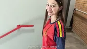 I Won't Forget This World Cup After I Fucked and CUM Inside a Stranger Before the Match!!
