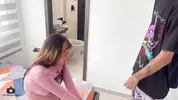 My shy stepsister is a virgin, she asks me to fuck her for the first time and cum in her ass.