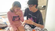 My shy stepsister is a virgin, she asks me to fuck her for the first time and cum in her ass.