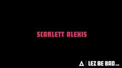 LEZ BE BAD - Horny Anna Claire Clouds’ Strap-On Fucks Scarlett Alexis In Wild Sex Tape Before Trip