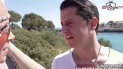 German tourist fucked publicly on the street in Mallorca