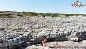 German tourist fucked publicly on the street in Mallorca