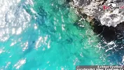 German tourist fucked publicly on the street in Mallorca