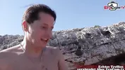 German tourist fucked publicly on the street in Mallorca