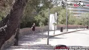 German tourist fucked publicly on the street in Mallorca