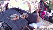 German tourist fucked publicly on the street in Mallorca
