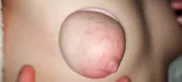 I stretch my tits hard