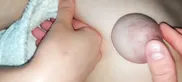 I stretch my tits hard