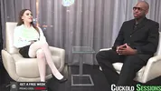 CuckoldSessions - Hot Babe Fucks Her Guest In Front Of Her BF On Sex Positive Show