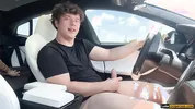 Hot Sexy Nympho Fucks and Rides Hardcore In Car - Alby Rydes - Luke Cooper