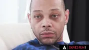 DEVILS FILM - Gal Ritchie Delivers Interracial Footjob And Deepthroat Fuck To Her Spying Roommate