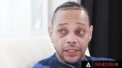 DEVILS FILM - Gal Ritchie Delivers Interracial Footjob And Deepthroat Fuck To Her Spying Roommate