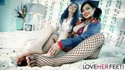 JOI Foot Tease with Jewelz Blu and Xwife Karen