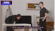 Horny Step mom jerks off step son to helps cum in share bed