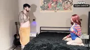 My stepfather showed me what a creampie is before my Halloween party