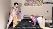 My stepfather showed me what a creampie is before my Halloween party