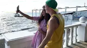 The unfaithful wife, without thinking twice, agreed to fuck a stranger in front of her cuckold husba
