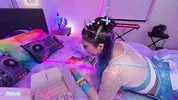 Penelope Woods Shows Off Her Anal Plug And Gets Her Pussy Creampied!
