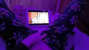 Rating hentai based on how fast they make me cum by touching my pussy pov