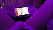 Rating hentai based on how fast they make me cum by touching my pussy pov