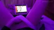 Rating hentai based on how fast they make me cum by touching my pussy pov