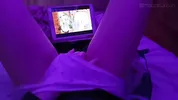 Rating hentai based on how fast they make me cum by touching my pussy pov
