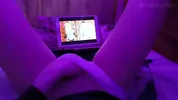 Rating hentai based on how fast they make me cum by touching my pussy pov