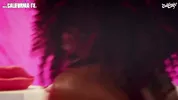 Busty ebony masturbating