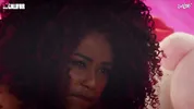 Busty ebony masturbating
