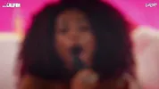 Busty ebony masturbating