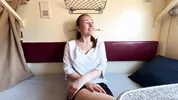 Fucked a cute neighbor in the reserved seat