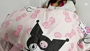 I catch my stepsister secretly masturbating under the covers