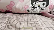 I catch my stepsister secretly masturbating under the covers