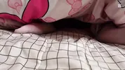 I catch my stepsister secretly masturbating under the covers