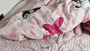 I catch my stepsister secretly masturbating under the covers
