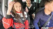 PickupClub - Brunette Vixi Rafi Cheating on Her Broke Cuckold Boyfriend with Alpha Male Michael Fly