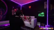 Pierced And Tattooed Cassidy Luxe Helps A Dick To Drain His Balls