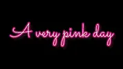 A very pink day