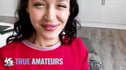 TRUE AMATEURS - Naughty Babe Skips Breakfast And Slurps Up Her Boyfriend's Dick Instead