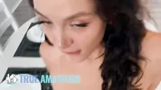 TRUE AMATEURS - Naughty Babe Skips Breakfast And Slurps Up Her Boyfriend's Dick Instead