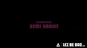 LEZ BE BAD - Petite Virgin Demi Hawks Has Pussy Eating Rampage With Professional MILF Sophia Locke