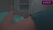 S2E2: Step mom lets step son lie in share bed and jerking him, but unexpected hard fuck with facial