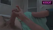 S2E2: Step mom lets step son lie in share bed and jerking him, but unexpected hard fuck with facial