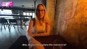 Bar Hottie Begs 'No Cum Inside!' But Oops, Massive Creampie!