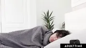 ADULT TIME - Horny Ava Marina Sneaks Into Her Hormonal StepCousin House For Risky Sneaky Sex