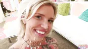 Horny Blonde Naughty Babe Kitt Jones Slut Gets Anal Stretched