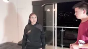 My Husband's Friend Comes Looking for Him and Ends Up Fucking My Pussy and Cumming on My Face While I Do Yoga